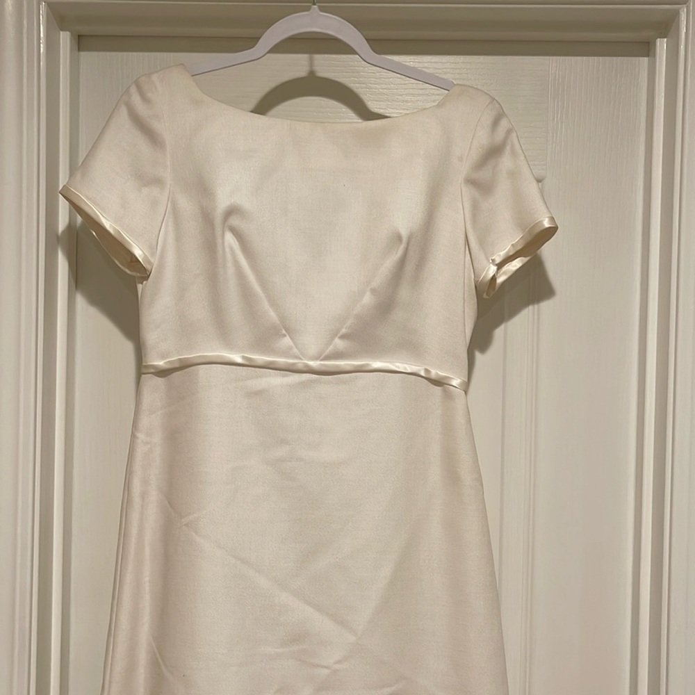 1960s Emma Domb Ivory Dress Size 13